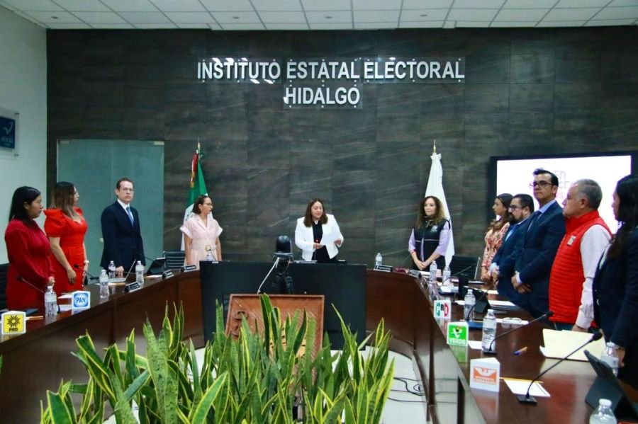 IEEH instala Sesión Permanente de seguimiento de la Jornada Electoral del 02 de junio