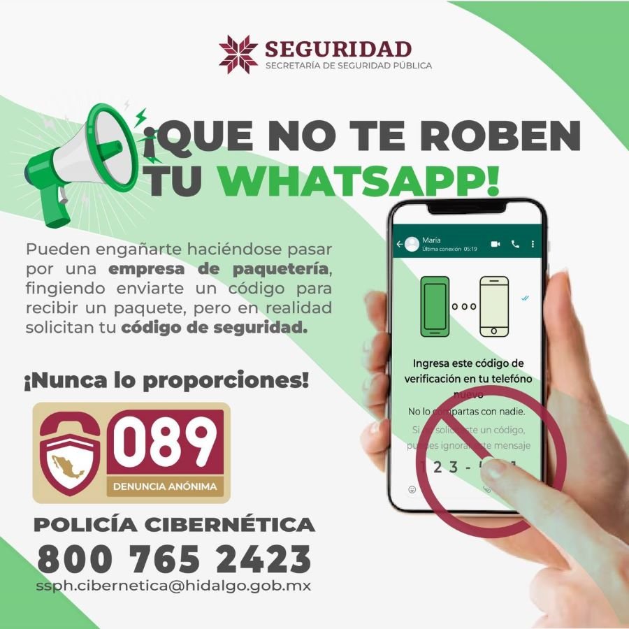 Alerta Policía Cibernética Por Nueva Modalidad de Robo de Whatsapp