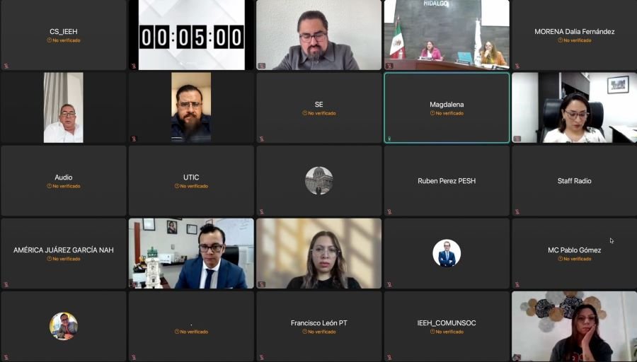 IEEH realiza Segunda Sesión Ordinaria correspondiente al mes de julio