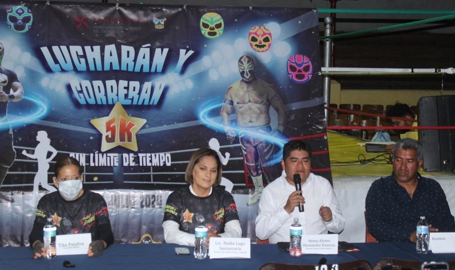 Presentan la Carrera Atlética “Lucharán y Correrán Sin Límite de Tiempo 5k”