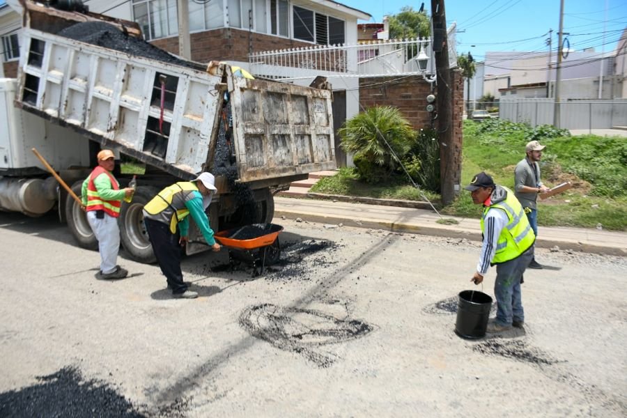 Se Cumple Segundo Día Consecutivo en Jornada Intensiva de Bacheo