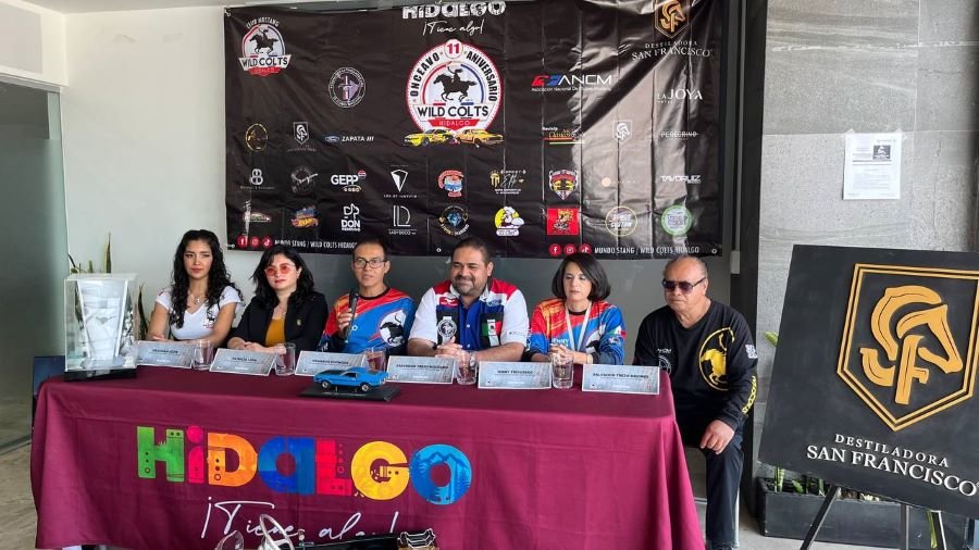 Celebración del XI Aniversario del Club Mustang Wild Colts Hidalgo