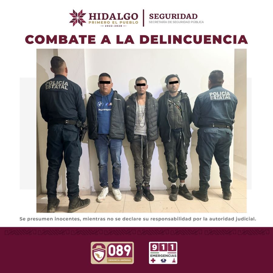 Detención de Banda de Asaltantes en Tizayuca