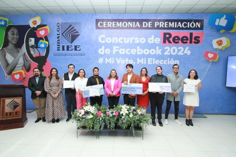 IEEH Entrega Premios a Ganadores del “Concurso de Reels de Facebook 2024, #Mi Voto, Mi Elección”