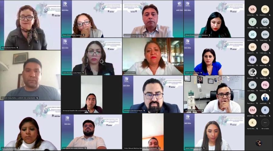 IEEH Realiza Encuentro Estatal de Consejos Electorales Distritales Sobre el Proceso Electoral Local 2023-2024
