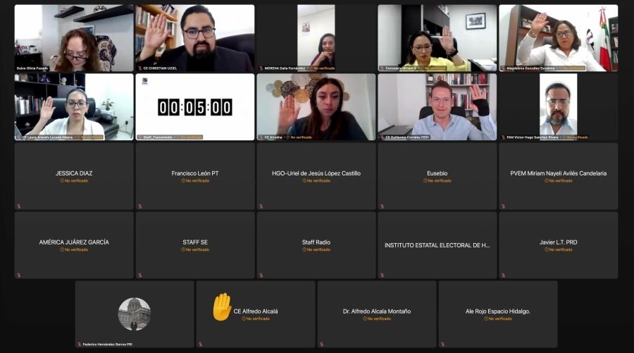 IEEH rinde Informes Finales sobre el Proceso Electoral Local para la renovación del Congreso Local y Ayuntamientos 2024