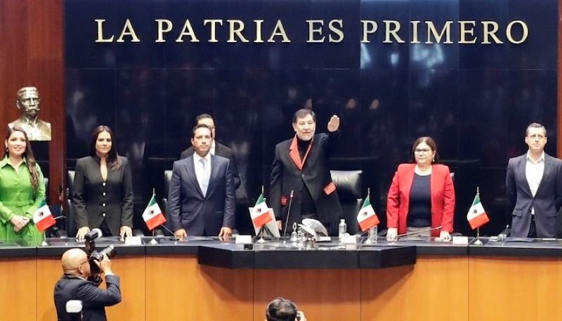 Realismo mágico: Noroña e Ifigenia Mtz presiden el Congreso de la Unió