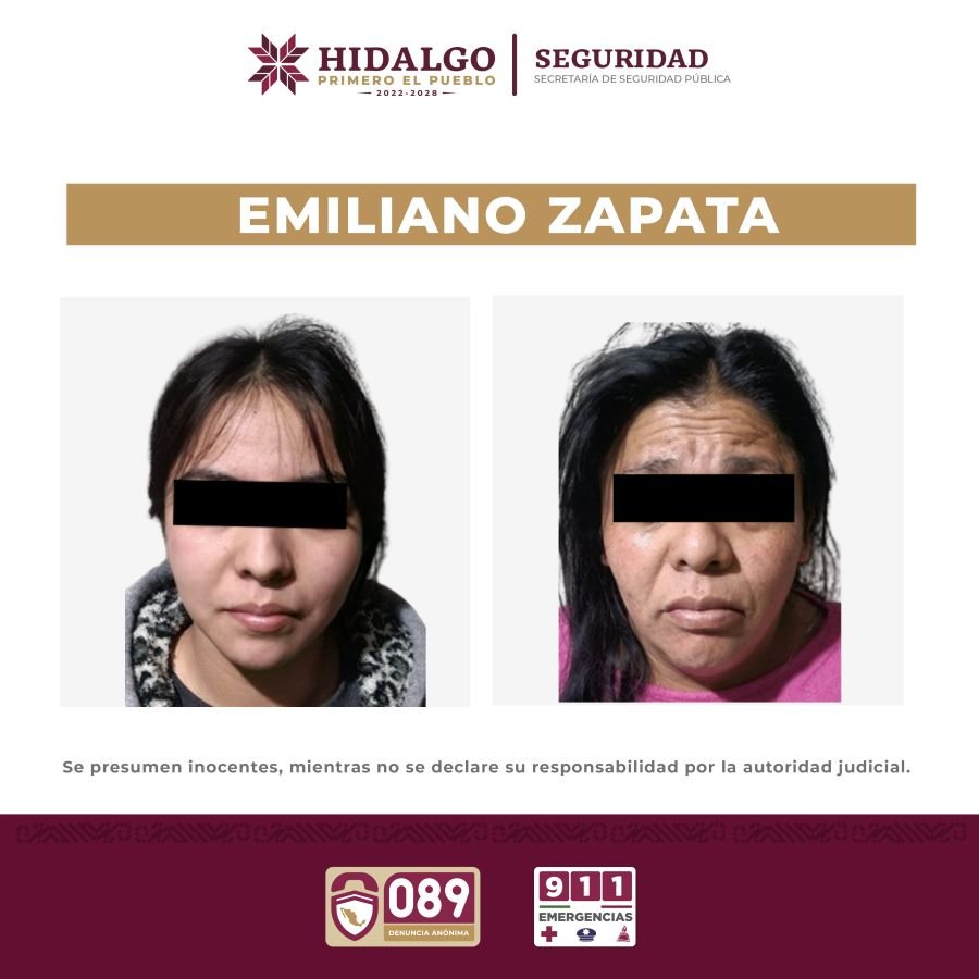 SSPH Detiene a Dos Personas Por Narcomenudeo en Emiliano Zapata