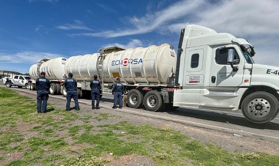 SSPH Recupera Tractocamión Con Reporte de Robo y Más de 60 Mil Litros de Hidrocarburo