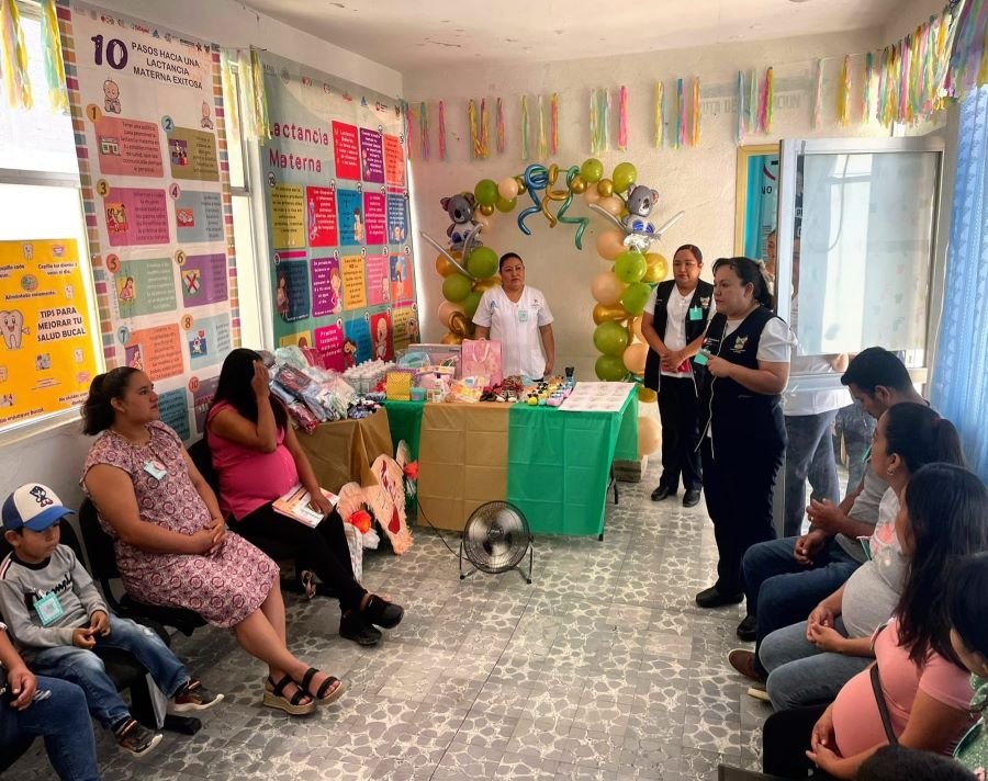 Unidad de Salud Metztitlán del Imss-Bienestar Promueve el “Baby Shower de Tu Bienestar” En Jornadas Preventivas