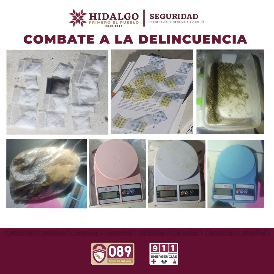 Aseguran Punto de Narcomenudeo en Tizayuca