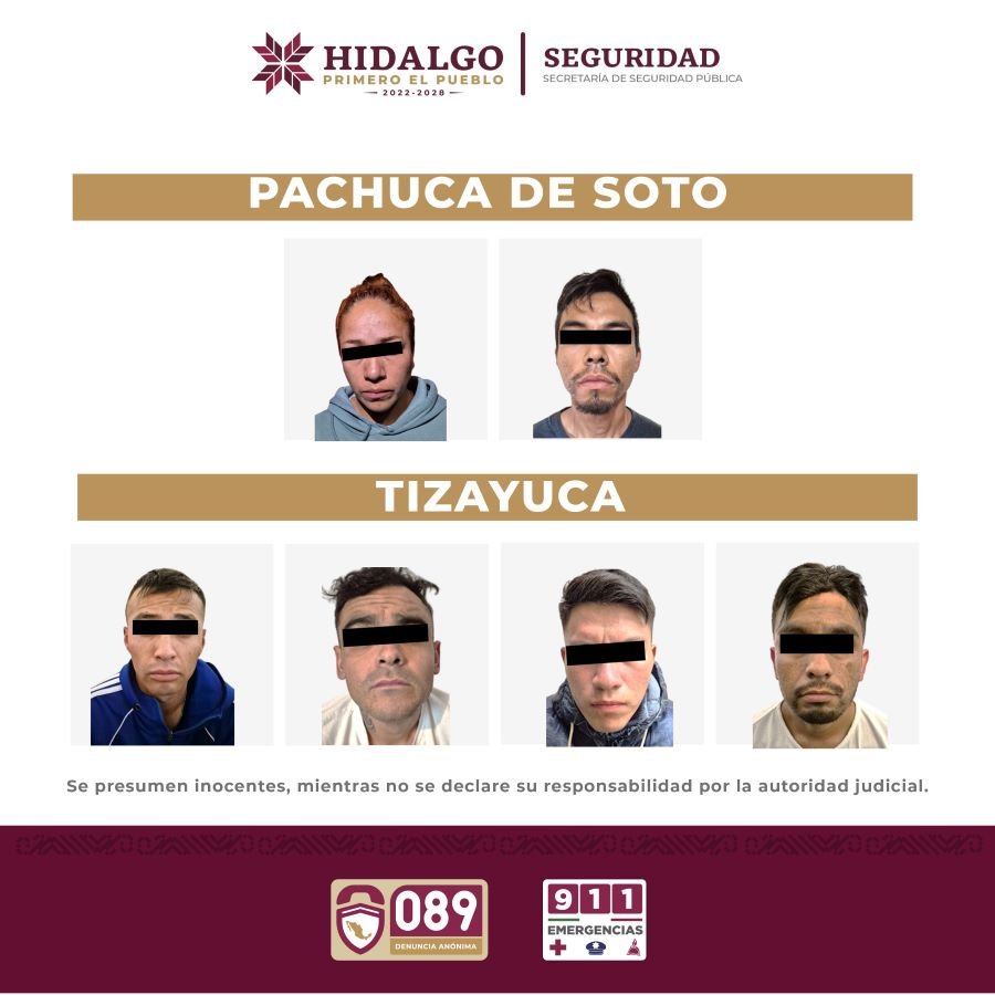 Desmantela SSPH Puntos de Narcomenudeo en Pachuca y Tizayuca