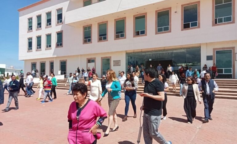 En Tulancingo Se Realiza Simulacro de Sismo