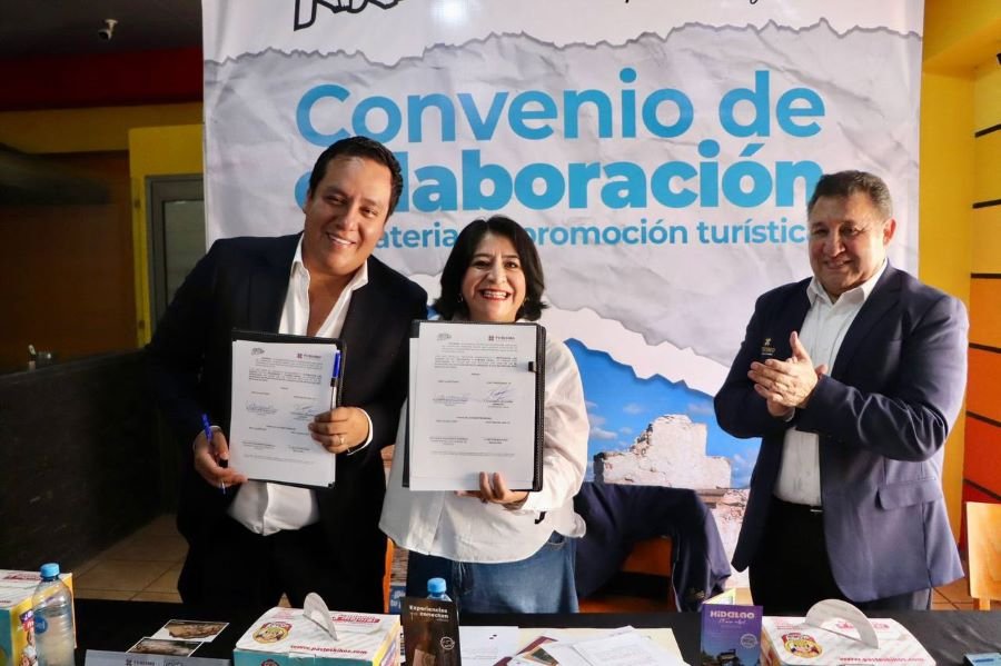 Secretaría de Turismo de Hidalgo y Pastes Kiko’s Firman Convenio Para Impulsar la Promoción Turística del Estado
