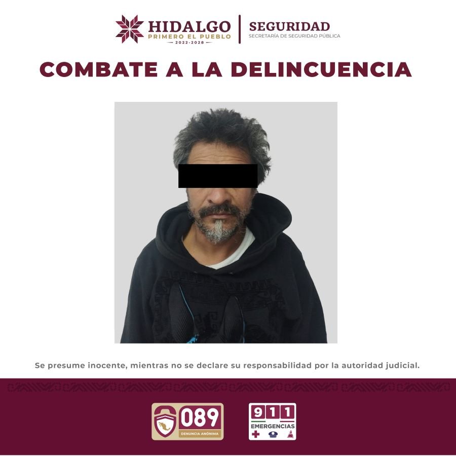 Detienen a Presunto Responsable de Tres Homicidios en Zona Metropolitana