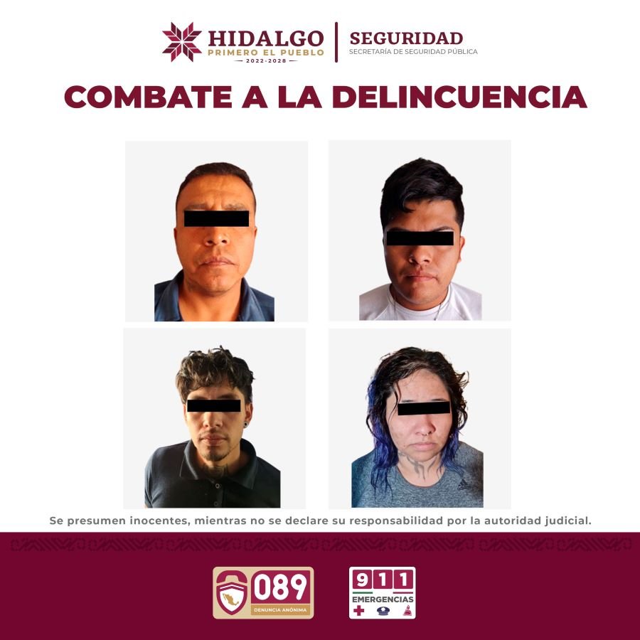 En Combate Contra el Narcomenudeo, SSPH Decomisa Más de 4 Mil Dosis de Presuntas Drogas