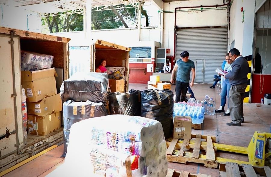 Envía DIF Hidalgo 8 Toneladas de Víveres a Familias Afectadas en Guerrero