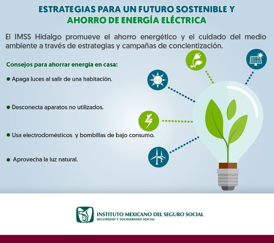 Implementa IMSS Hidalgo estrategias para un futuro sostenible y ahorro de energía eléctrica