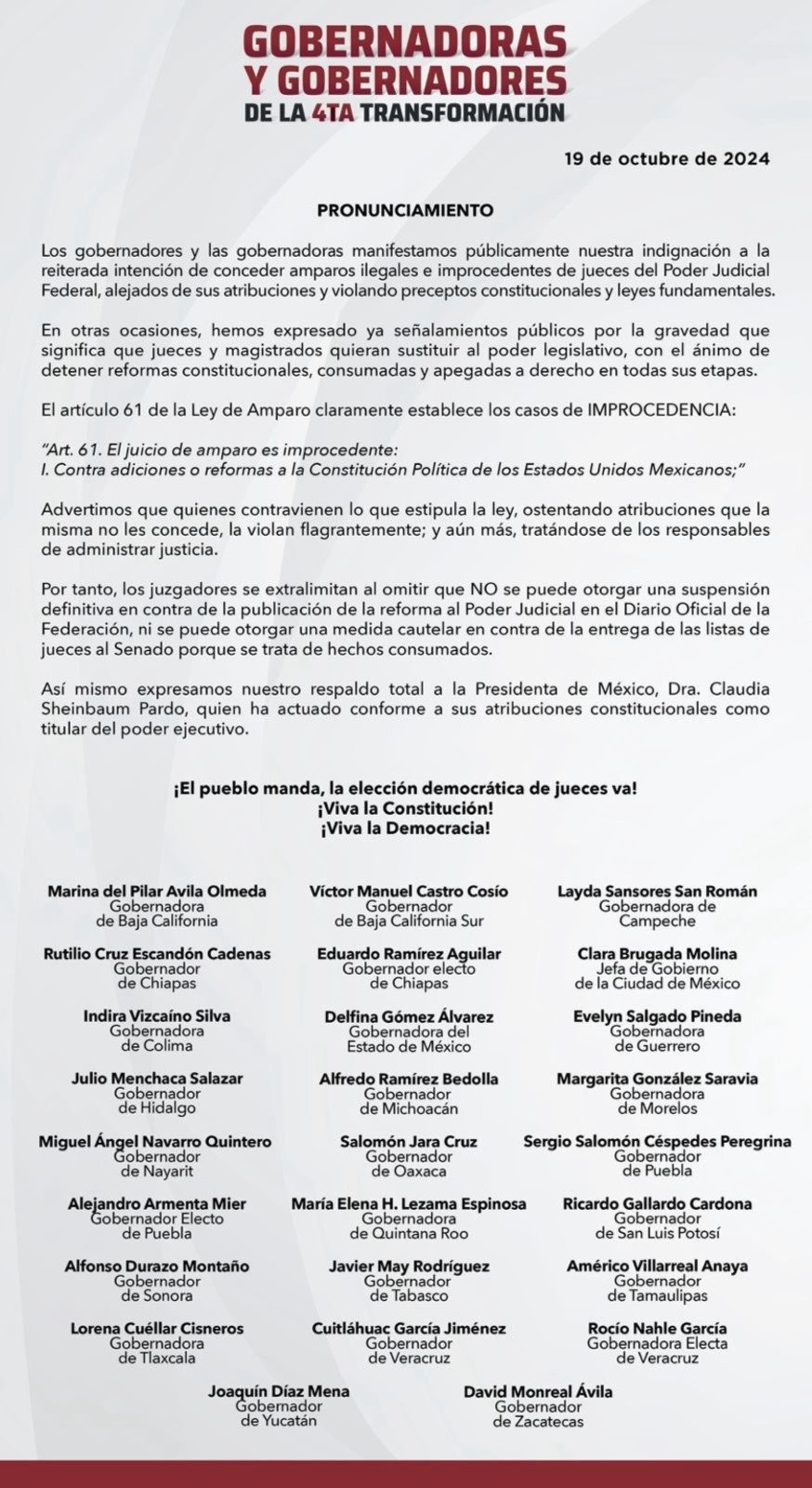 Violan la Ley Quienes Aseguran que son Garantes de la Legalidad en México