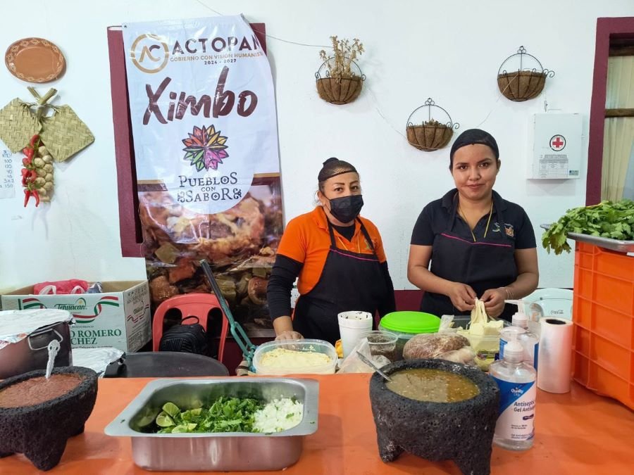Pabellón Gastronómico de Pueblos con Sabor, de los más concurridos en la Feria San Francisco 2024
