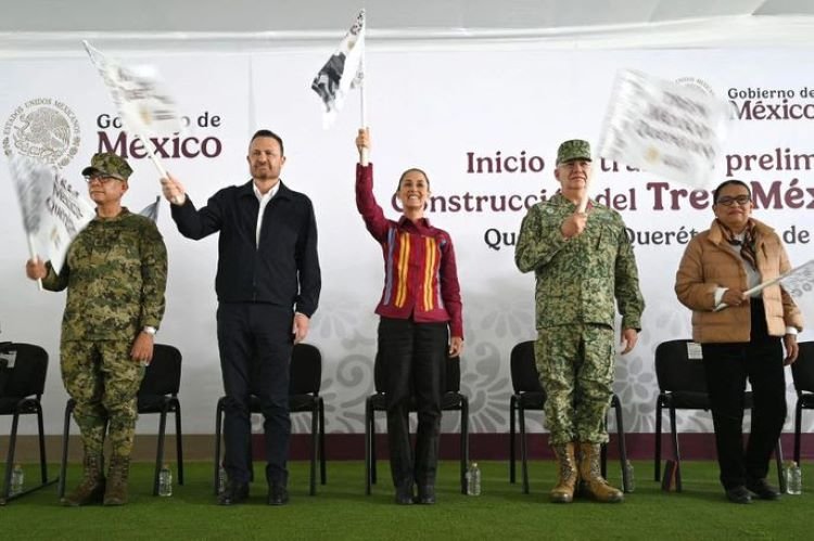 Claudia Sheinbaum Inicio de los Trabajos Preliminares Para la Construcción del Tren de Pasajeros México-Querétaro.
