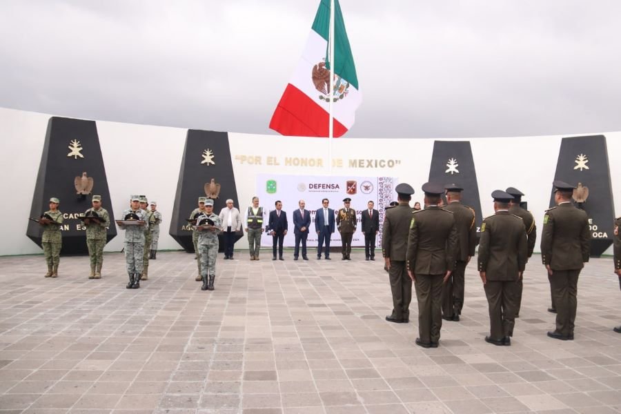 Ceremonia de Ascenso de Grados Inmediatos Para Elementos de la Guardia Nacional y Ejército Mexicano