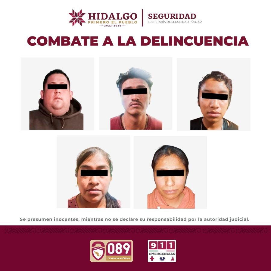 Desmantela SSPH Puntos de Narcomenudeo en la Zona Metropolitana de Pachuca