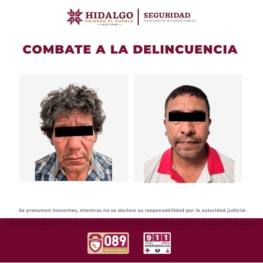 Detienen a Presuntos Involucrados en Homicidio de Tizayuca