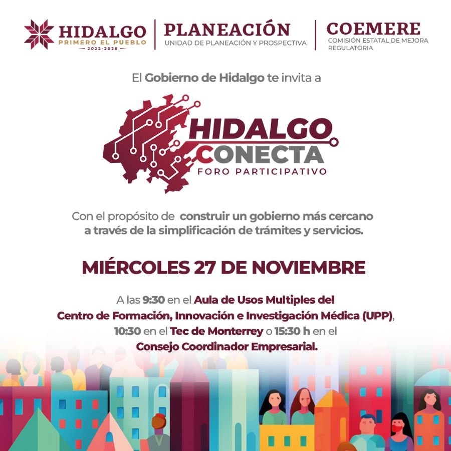 Gobierno Estatal Impulsa Transformación Digital Con el Foro: Hidalgo Conecta