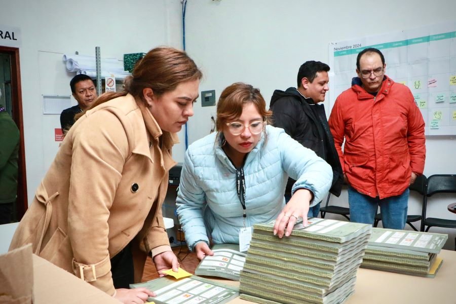 IEEH recibe material electoral de comicios de Cuautepec 2024