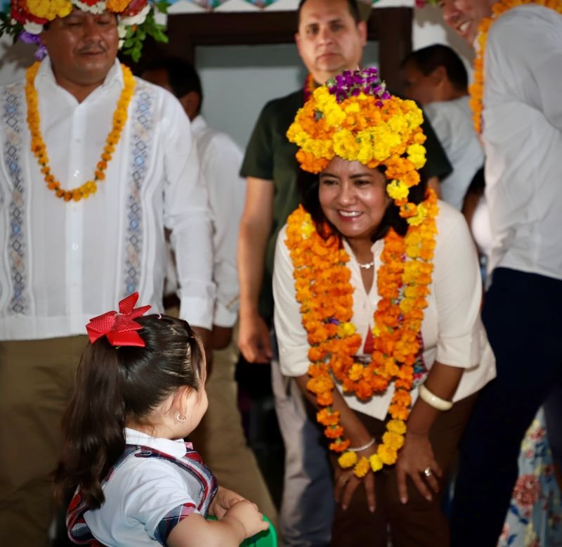 Inauguró Edda Vite Centro Asistencial y de Atención Infantil en Huautla