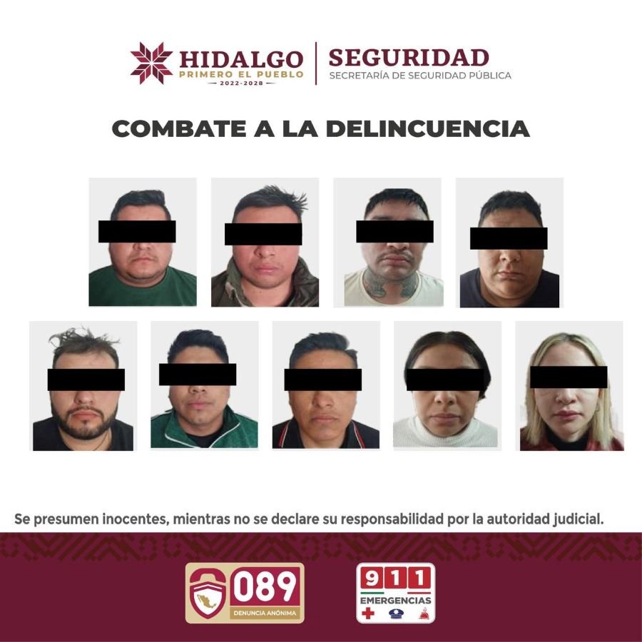 Se Asegura en Nopancalco Banda Delictiva Dedicada al Robo de Vehículos y Clonación de Documentos