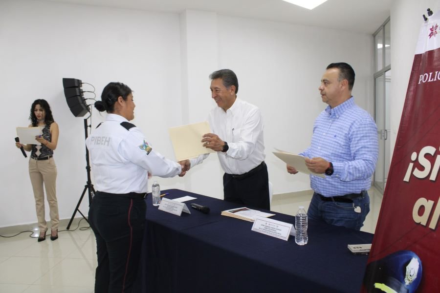 Capacitan a Elementos de la PIBEH en Prevención del Delito de Extorsión