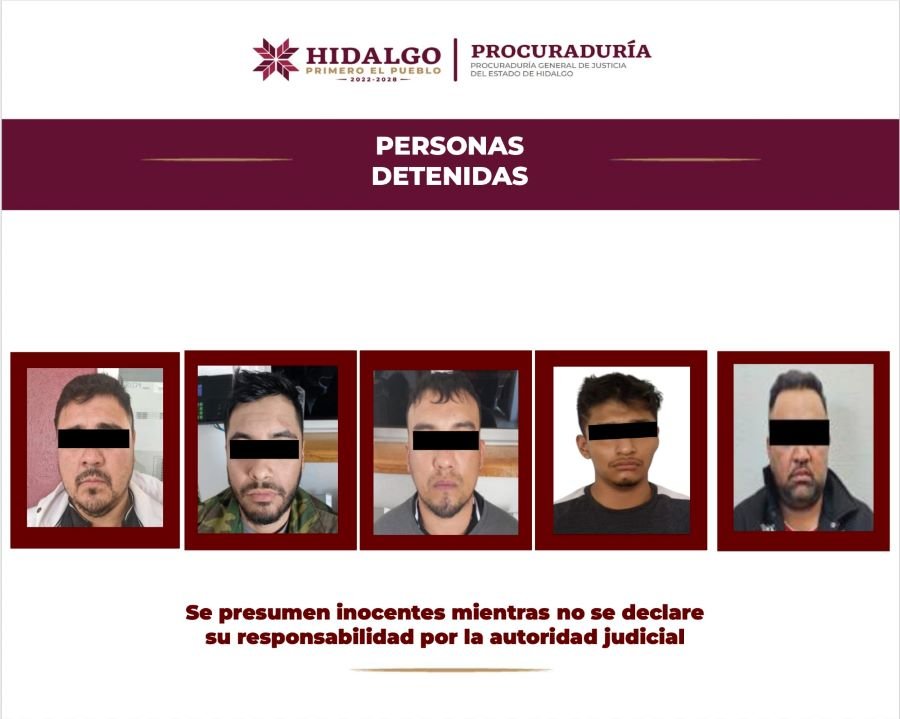 Desmantela PGJEH Célula de Narcomenudeo, en Tula de Allende