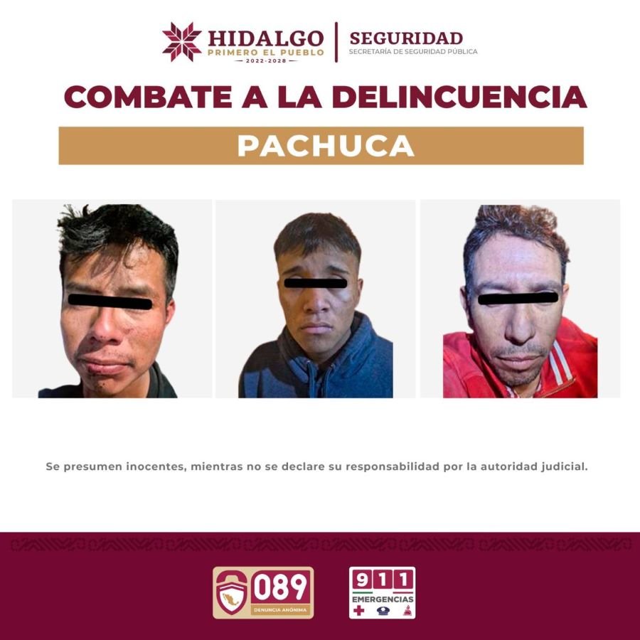 Detienen a Tres Sujetos Por Delitos Contra la Salud