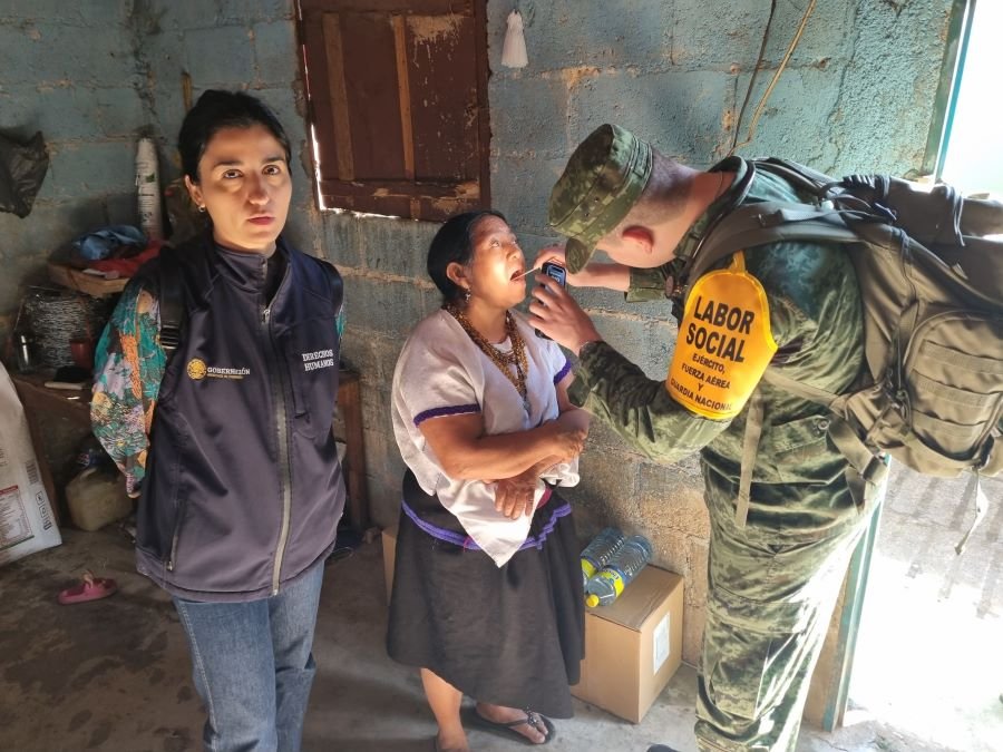 Implementa Gobierno de México Acciones de Apoyo Humanitario en Comunidades de Chiapas