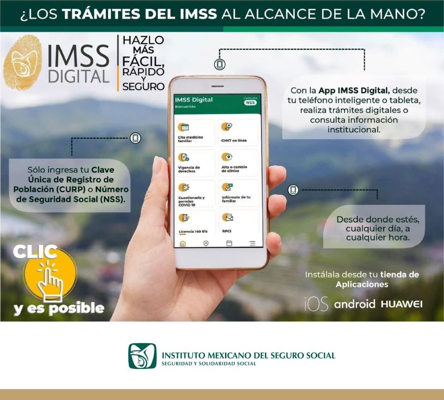 Invita IMSS Hidalgo a Descargar Aplicación Digital, Para Facilitar Trámites y Servicios