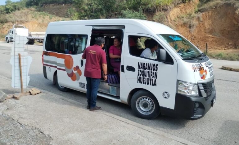 Refuerzan en La Huasteca, Supervisiones al Transporte Público