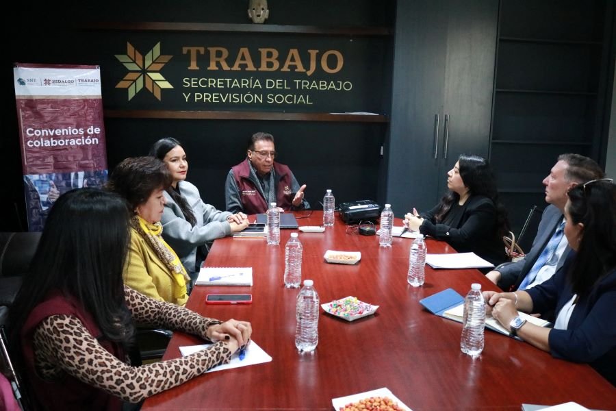 STPSH Realiza Mesa de Trabajo Para la Prevención de Fraudes en Ofertas Laborales en el Extranjero