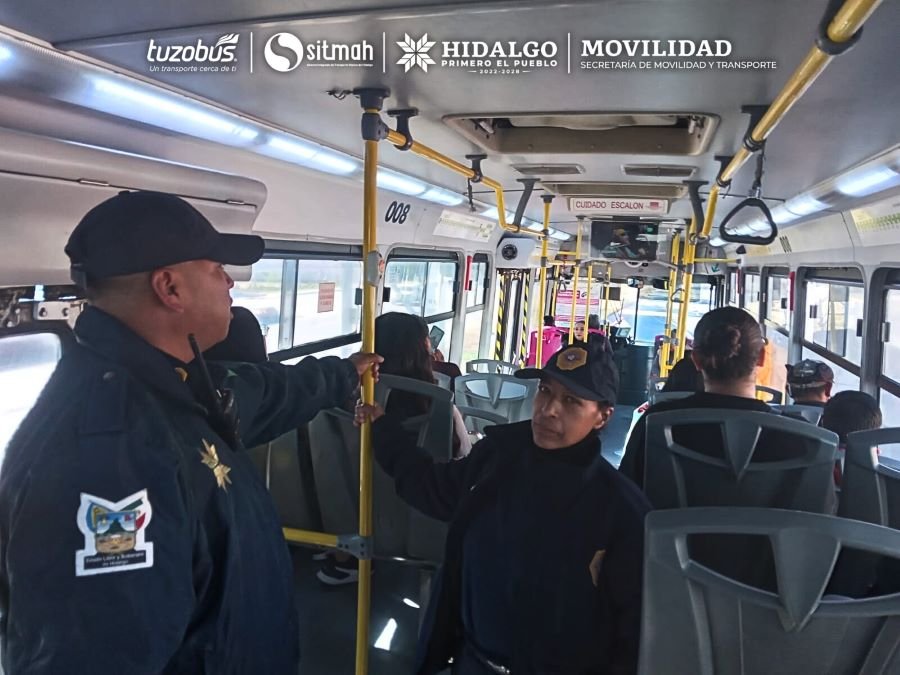 Semot Refuerza Seguridad en el Tuzobús Durante Época Decembrina