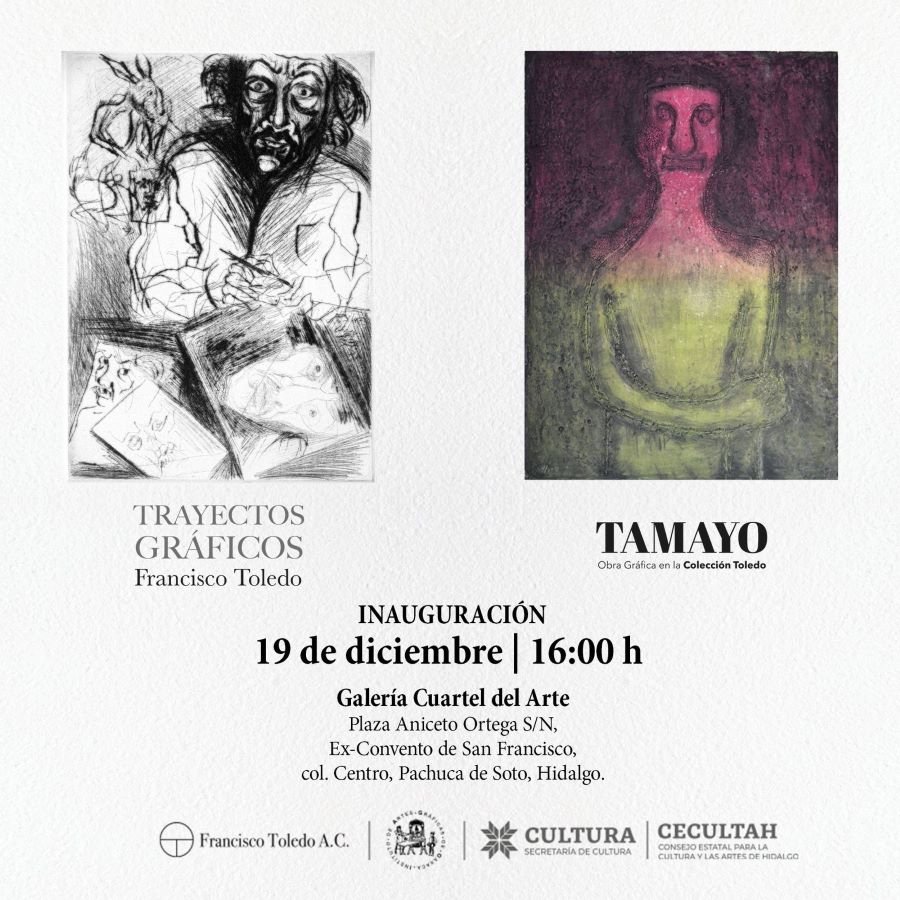 Toledo y Tamayo: Dos Gigantes del Arte Mexicano Llegan al Cuartel del Arte