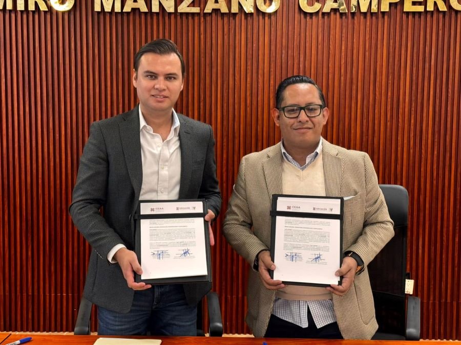 Convenio CEAA y Subsecretaría de Educación Media Superior y Superior para llevar plantas purificadoras solares de agua potable a escuelas