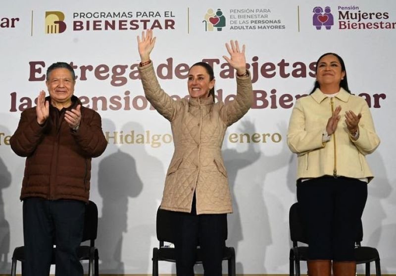 Claudia Sheinbaum y Julio Menchaca Impulsan el Bienestar de Hidalgo