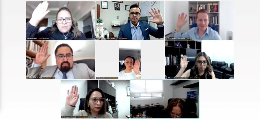 IEEH Realiza Primera Sesión Ordinaria de Enero