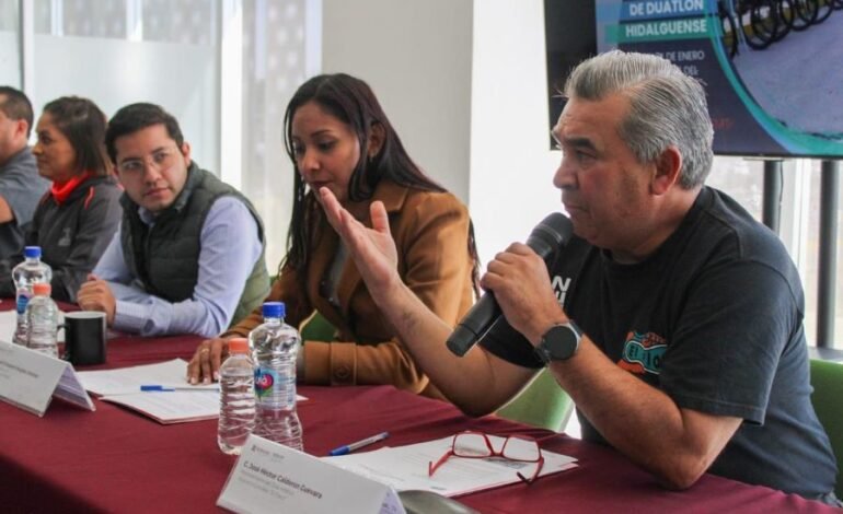 Presentan La Segunda Fecha del Serial Duatlón Hidalguense