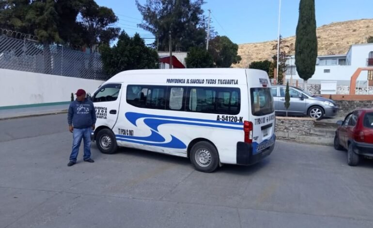 STCH Infraccionó a Un Operador de Transporte Público Convencional de La Modalidad Colectivo Por Infringir La Ley de Movilidad y Transporte Para El Estado de Hidalgo