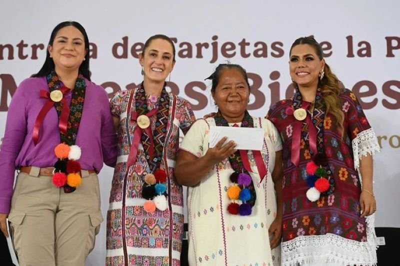 “Todas Somos Presidentas de México”: Presidenta Claudia Sheinbaum Encabeza Entrega de Tarjetas de La Pensión Mujeres Bienestar Que en Guerrero Beneficiará a 28 Mil Mujeres