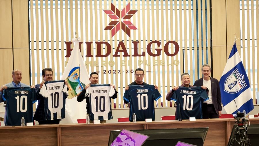 Tuzos del Pachuca Presentan Sus Trofeos 2024 Al Gobernador de Hidalgo