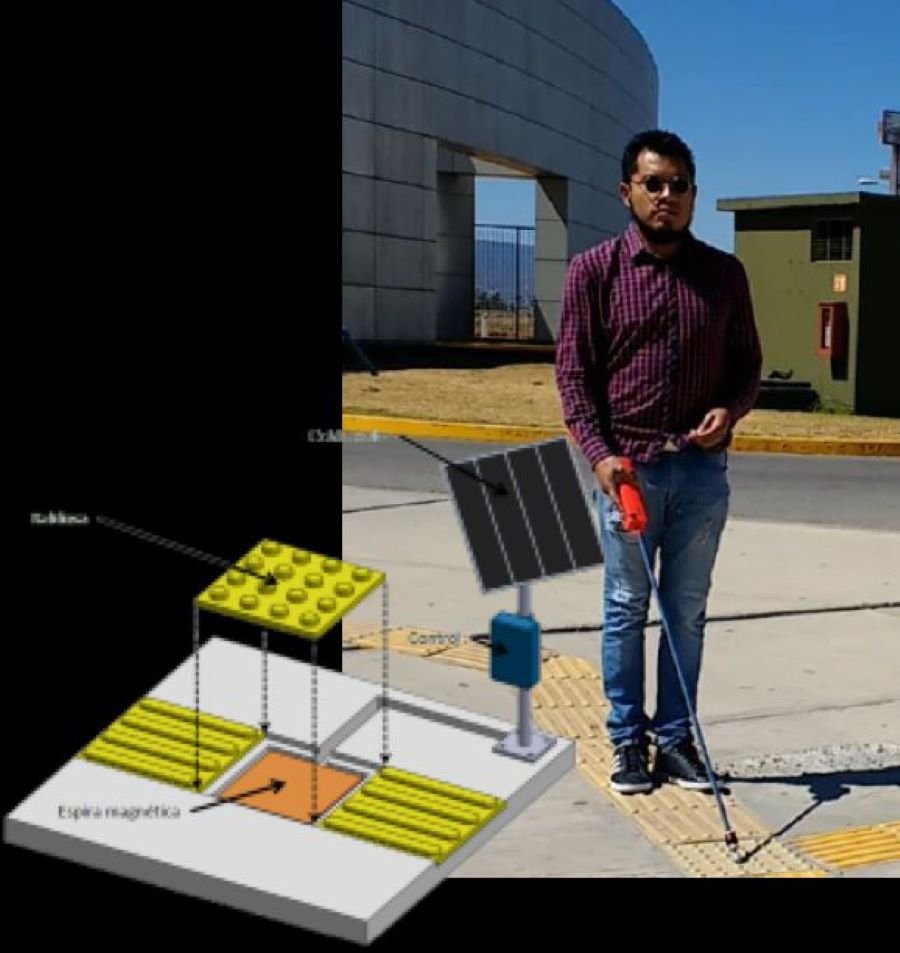 UPT Obtuvo Patente del IMPI “Sistema de Apoyo para Persona Invidente Utilizando Espiras Magnéticas en Bastón Inteligente e Infraestructura”