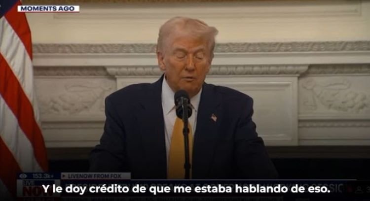 En una reunión de trabajo con gobernadores de Estados Unidos, el Presidente Donald Trump hace mención que una de las cosas que harán para combatir el consumo de drogas es una campaña